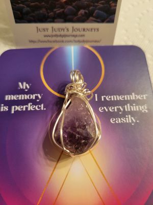 Pendant Amethyst Point - Created by Judy