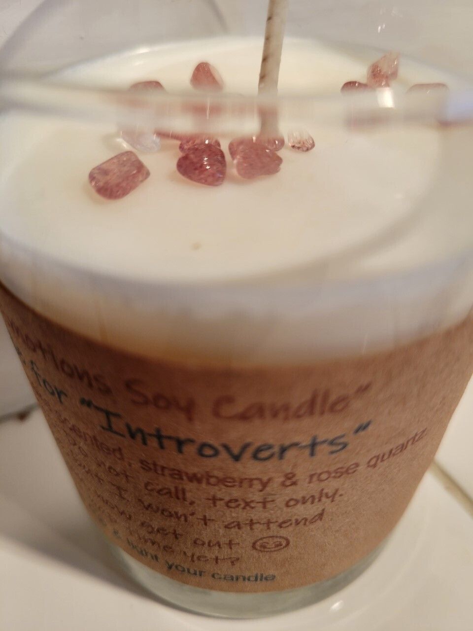 Judy's Soy Candle -A Candle for Introverts.(retiring )