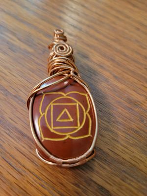 Pendant Sacral Chakra (Red Jasper)  - Created by Janelle