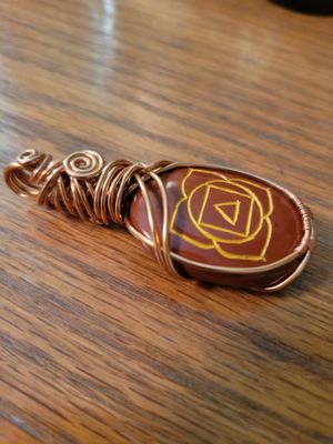 Pendant Sacral Chakra (Red Jasper)  - Created by Janelle