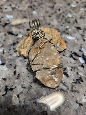 Pendant Herkimer Crystal(Inclusions) - Created by JanelleWAS$95