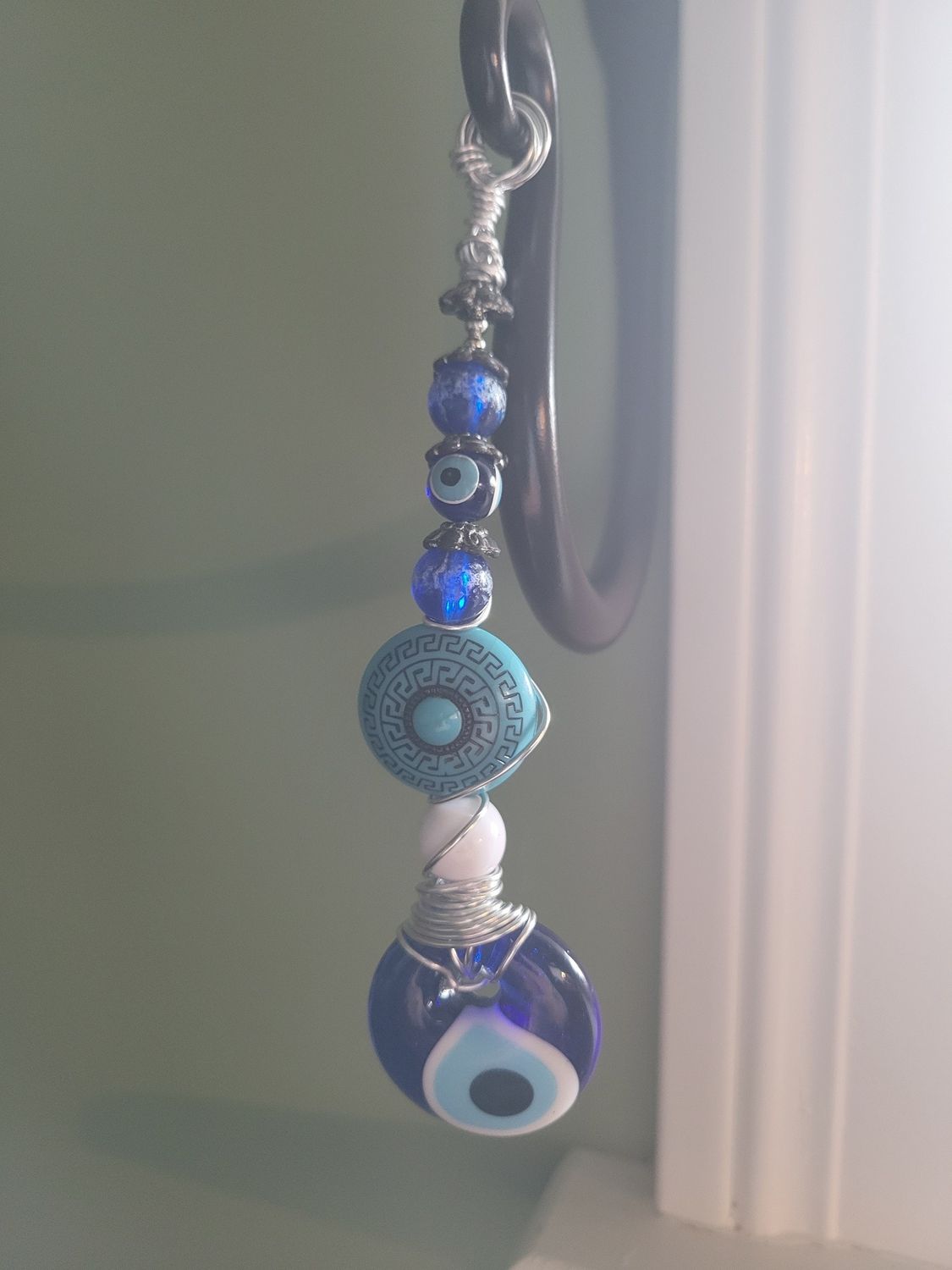Wall Hanging/Pendant Hanging Eye of Protection- Created by Janelle