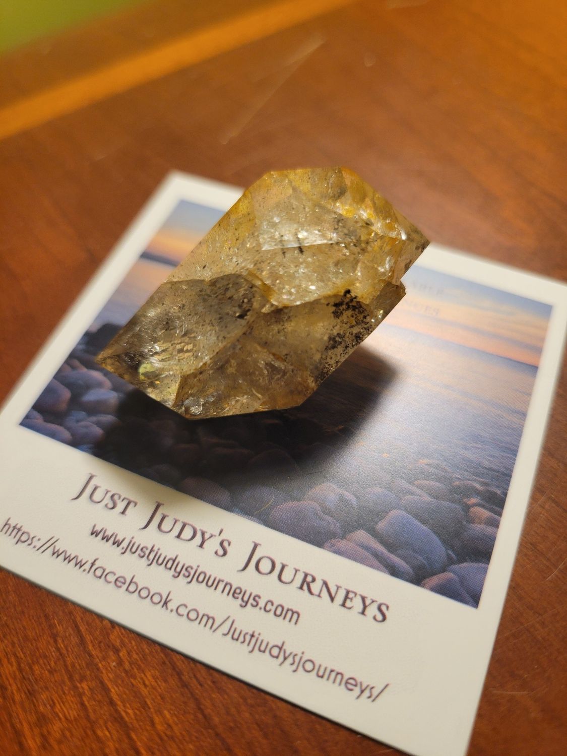 Crystal Herkimer Golden Healer Point 23gmsWAS$48