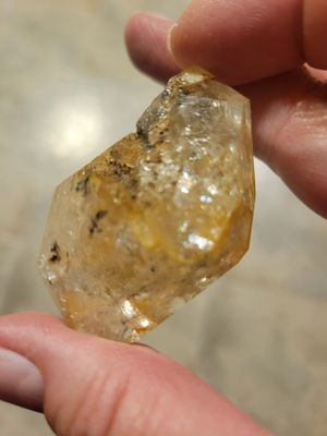 Crystal Herkimer Golden Healer Point 48gms WAS$55