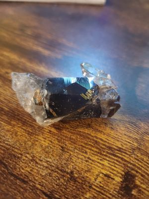 Crystal Smoky Quartz Rough with growth -26gms WAS $75.