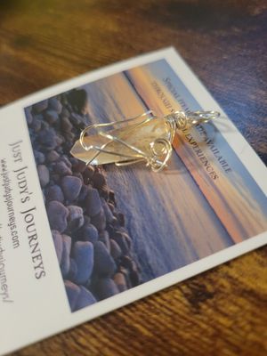 Pendant Tangerine Quartz Point- Created by JudyWAS$28