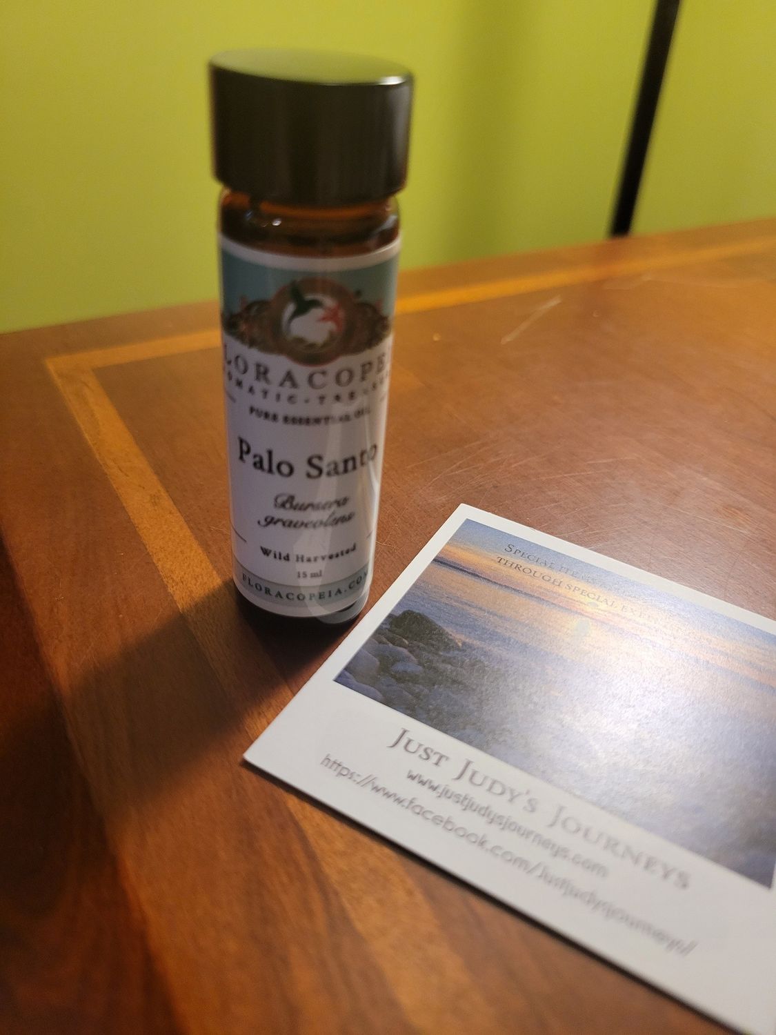 Palo Santo Wild-Harvested Pure Essential Oil- 15mlsWAS$35