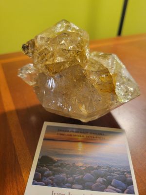 Crystal Herkimer Quartz Golden Healer /Multiple points 288gmsWAS$295.