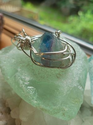 Pendant Fluorite (Blue/Green)- Created by JudyWAS$60