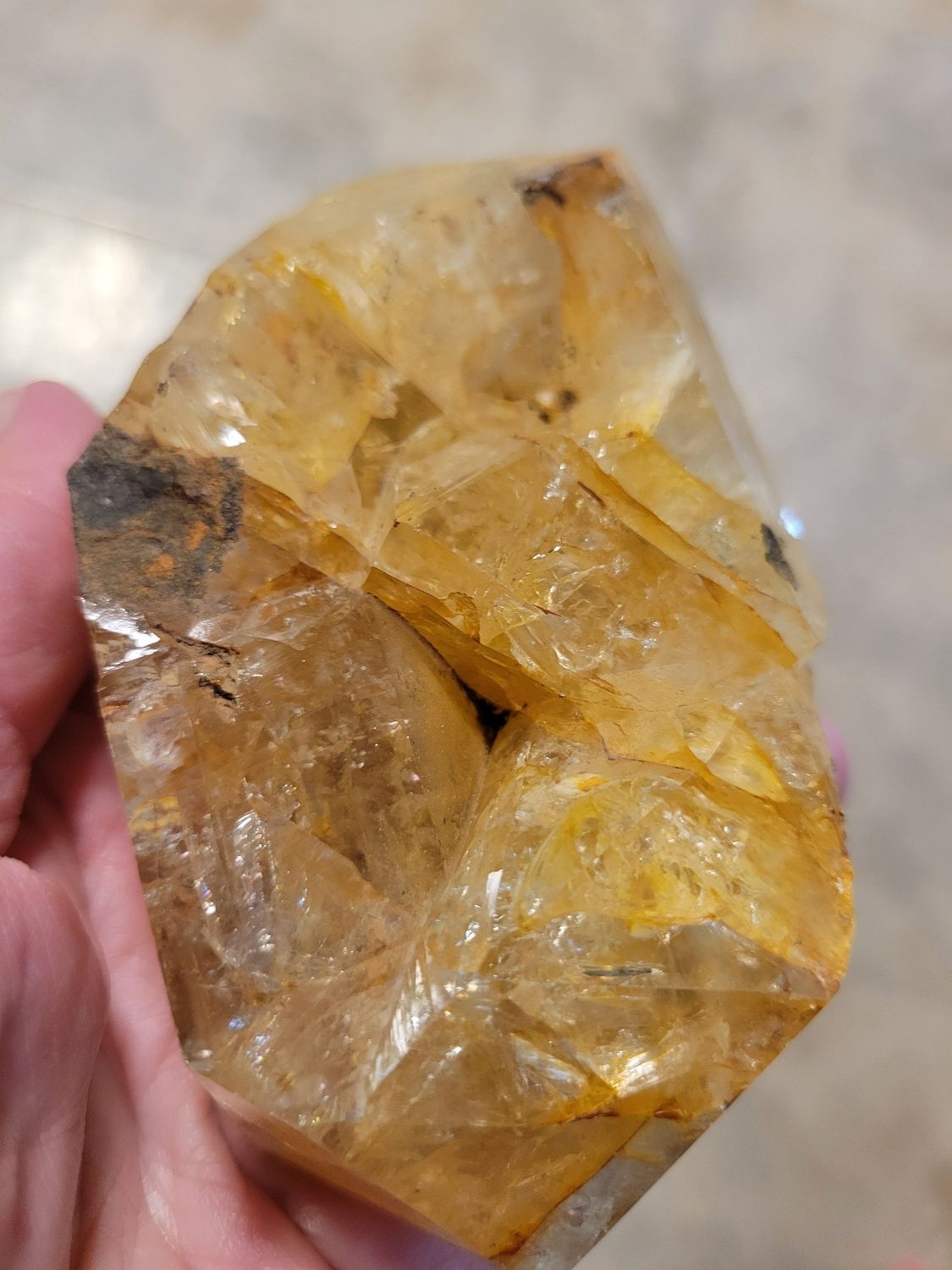 Crystal Herkimer Quartz Golden Healer 541gms (1 lb 2ozs!) WAS$595