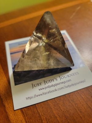 Crystal Smoky Quartz Pyramid/Smooth 48 gms WAS$65