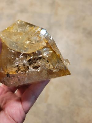 Crystal Herkimer Quartz Golden Healer 649gms (1 lb 4ozs!)WAS$645.00