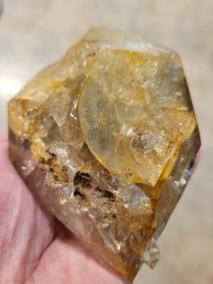 Crystal Herkimer Quartz Golden Healer 649gms (1 lb 4ozs!)WAS$645.00