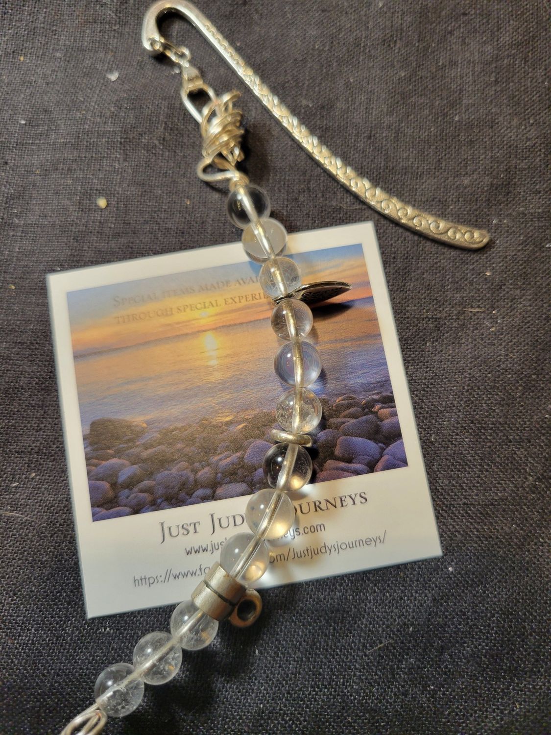 Bookmark- Clear Quartz/Clarity WAS$33