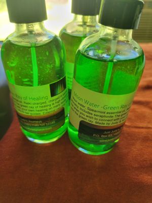 Judy's Moon Water- Green Ray of Healing 4oz glass bottle WAS$35