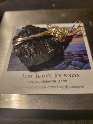 Pendant Black Tourmaline  - Created by Judy WAS$65.