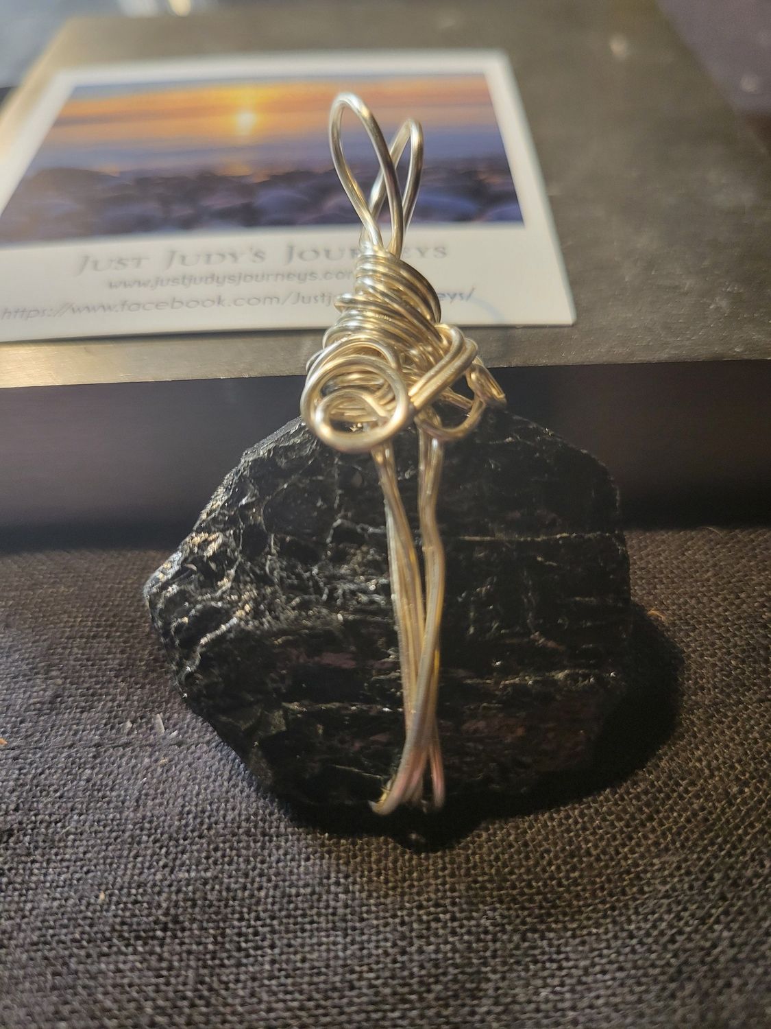 Pendant Black Tourmaline  - Created by Judy WAS$65.