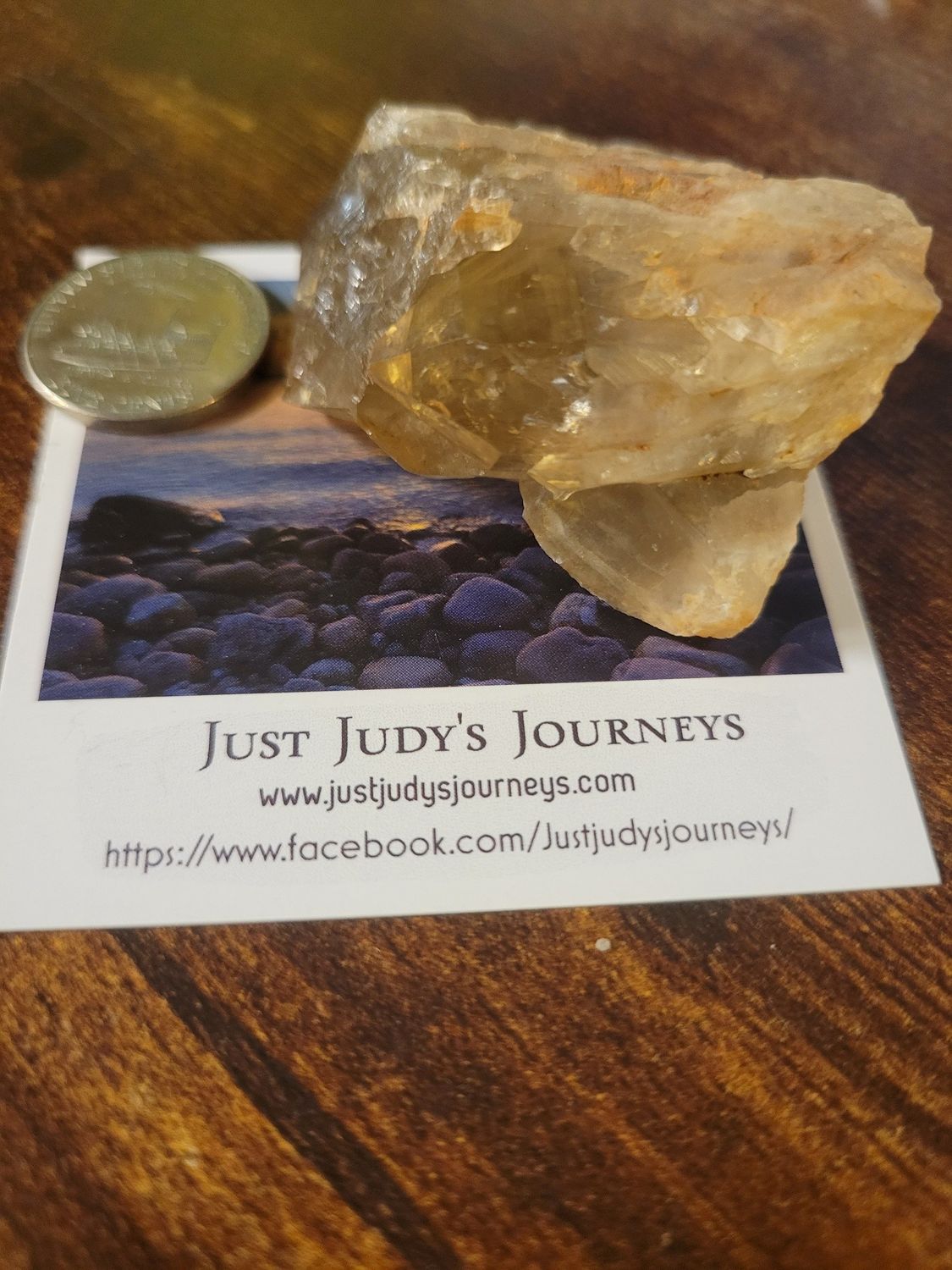 Crystal Rough Chunk (untreated) Citrine (2ozs) WAS $55