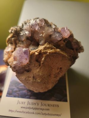 Crystal Amethyst (Self mined) Chunk 7.4 ozs WAS$20