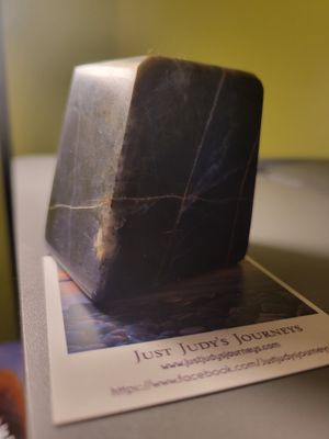 Crystal Opalized Fluorite(Tiffany) Smooth Stunning 12 oz Cube
