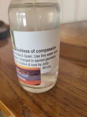 Judy's Quan Yin Blend -Goddess of Compassion- 4oz glass bottle WAS$25