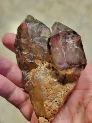 Crystal Zimbabwe Amethyst Wand-Double point! !6.5 ozs 184gmsWAS$295.00
