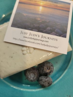 Soap-Judy's Blueberries &amp; Cream Bar-3.2-3.3 ozs ( 92gms)