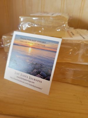 Soap-Judy's Patchouli Soap Bar-4.3-4.5 oz ( 121-127gms) -Glycerin with Organic Olive Oil ,Organic Coconut oil &amp; Honey
