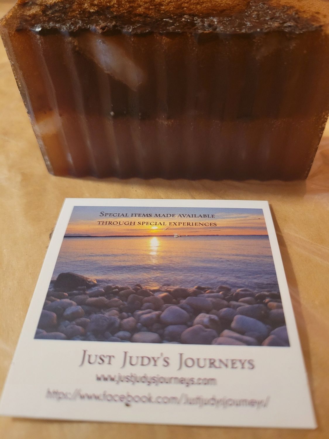 Soap-Judy's Triple Chocolate Soap Bar-Glycerin 4.1-4.4  ozs (116-124gms)