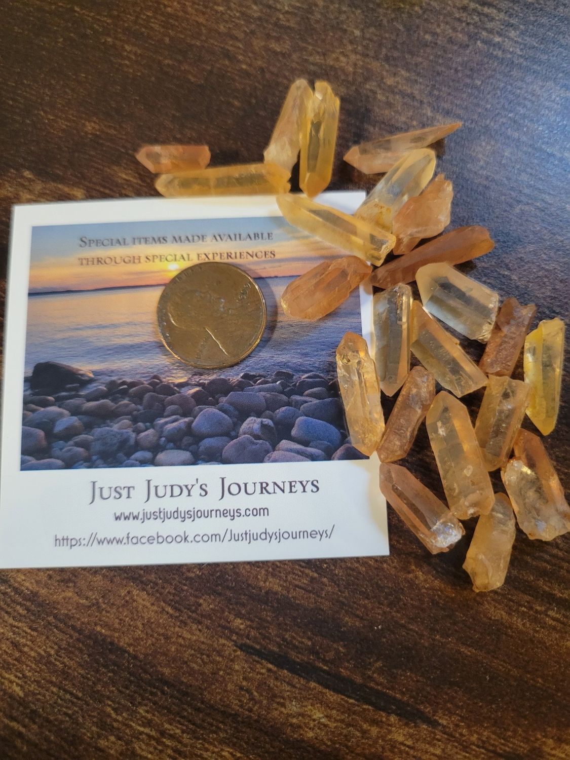 Crystal Small Tangerine Quartz (22 pieces)