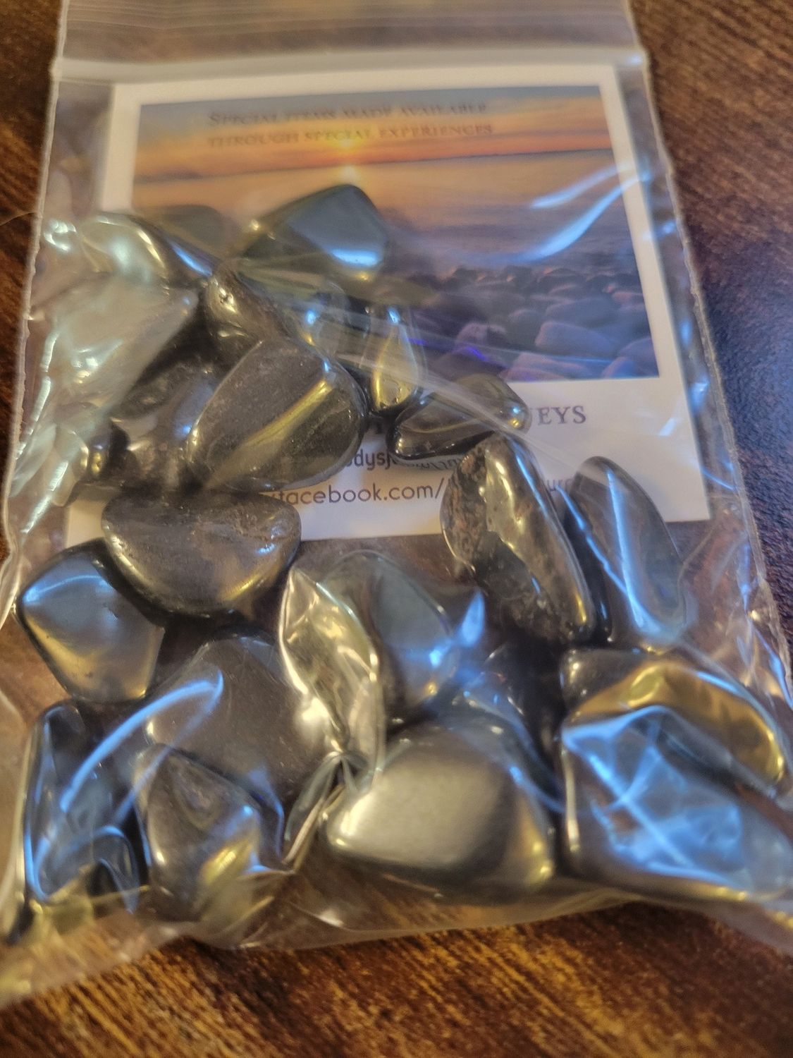 Crystal Small Tumbled Hematite (22 pieces) $WAS$25