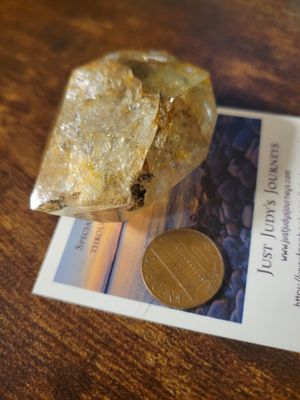 Crystal Herkimer Quartz/Golden Point   61gms