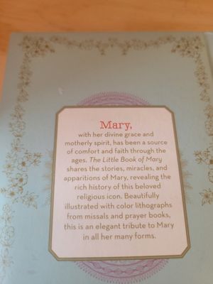 Book- (new) Little Book of Mary -Hardcover.