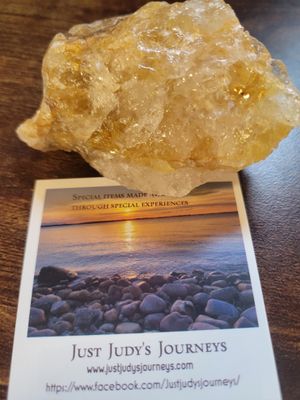 Crystal Ferruginous Quartz  Rough Chunk 6.8 ozs. (aka Hematoid) WAS$35