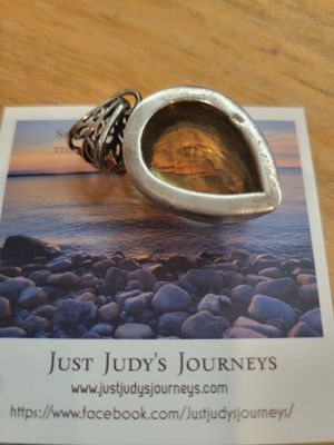 Pendant Citrine Sterling Silver (India)  