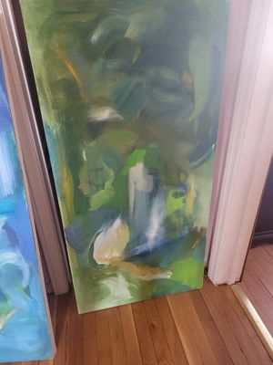 Painting on Canvas 24x48 -Angelic Realms by Olivia -Price per EACH. Pick up only. GREEN WAS $400