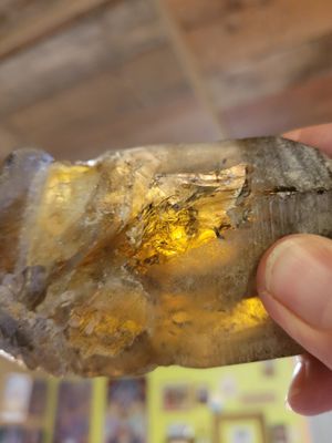 Crystal Rough Chunk (untreated) Large Citrine 11ozs!! (Africa) WAS$300+)