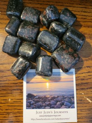 Crystal Tumbled Garnet(Boitite) - 14 pieces