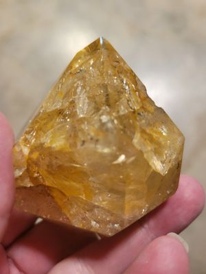 Crystal Herkimer Quartz Golden Healer 164gms(5.75ozs)  WAS$ 150)