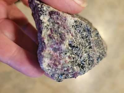 Crystal Rough Ruby -in Matrix -beautiful! WAS $75