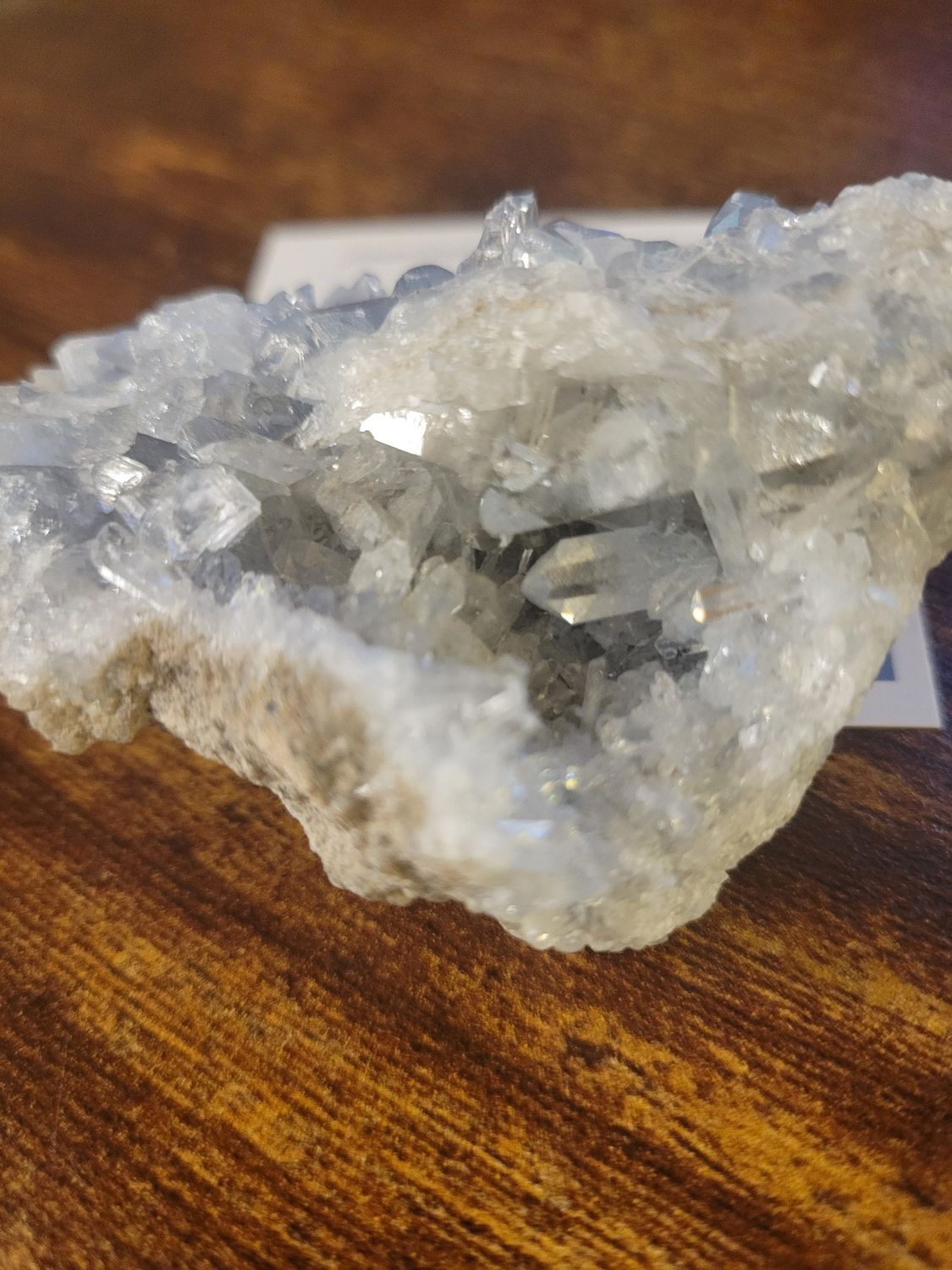 Crystal Celestite Cluster (5.8) ozs WAS $55