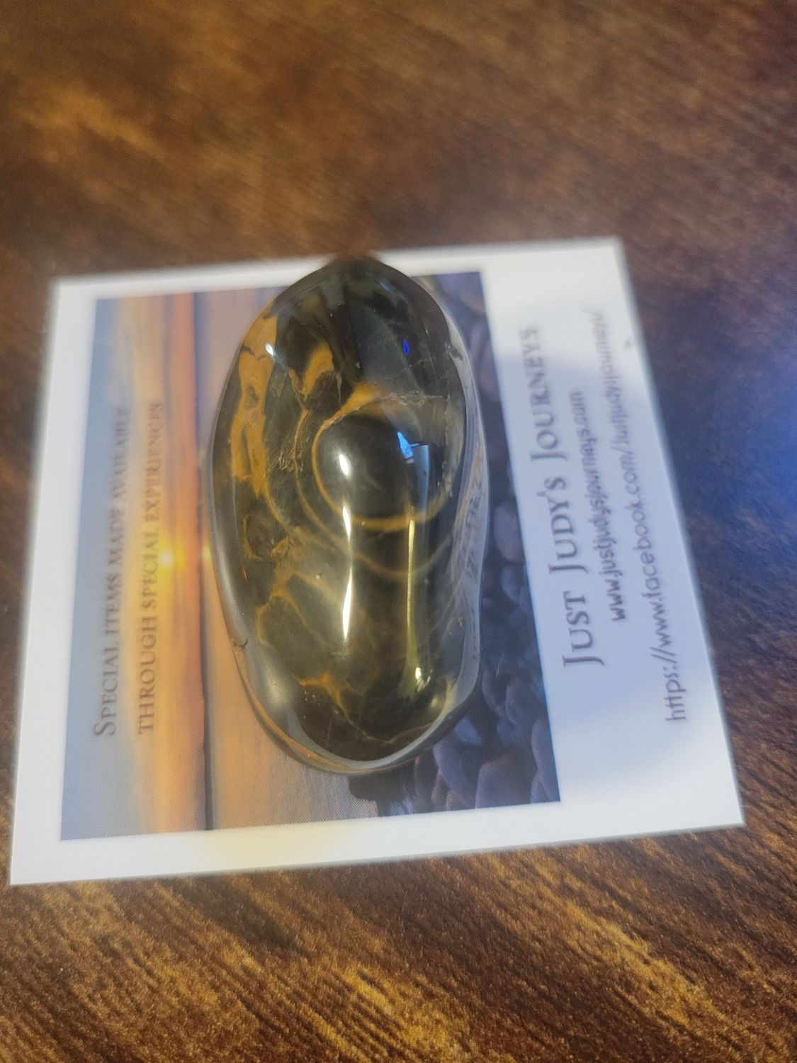 Crystal Black Agate Smooth