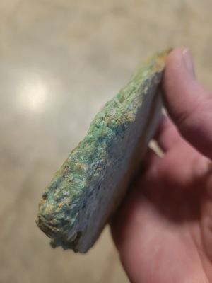 Crystal Rough Green Chalcedony 4x5 WAS$65