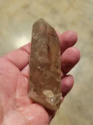 Crystal Smoky Quartz  Point WAS$55