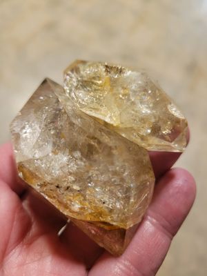 Crystal Herkimer Quartz Golden Healer 151gms  WAS$ 130