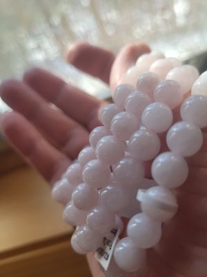 Crystal Rose Quartz Stretch Bracelet 8mm