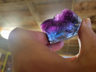 Crystal Fluorite Chunk (Africa) THAT color!!