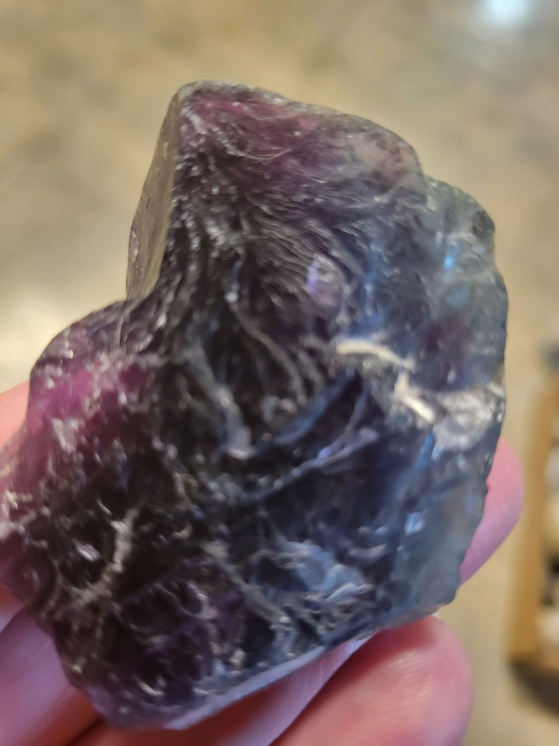 Crystal Fluorite Chunk (Africa) THAT color!!
