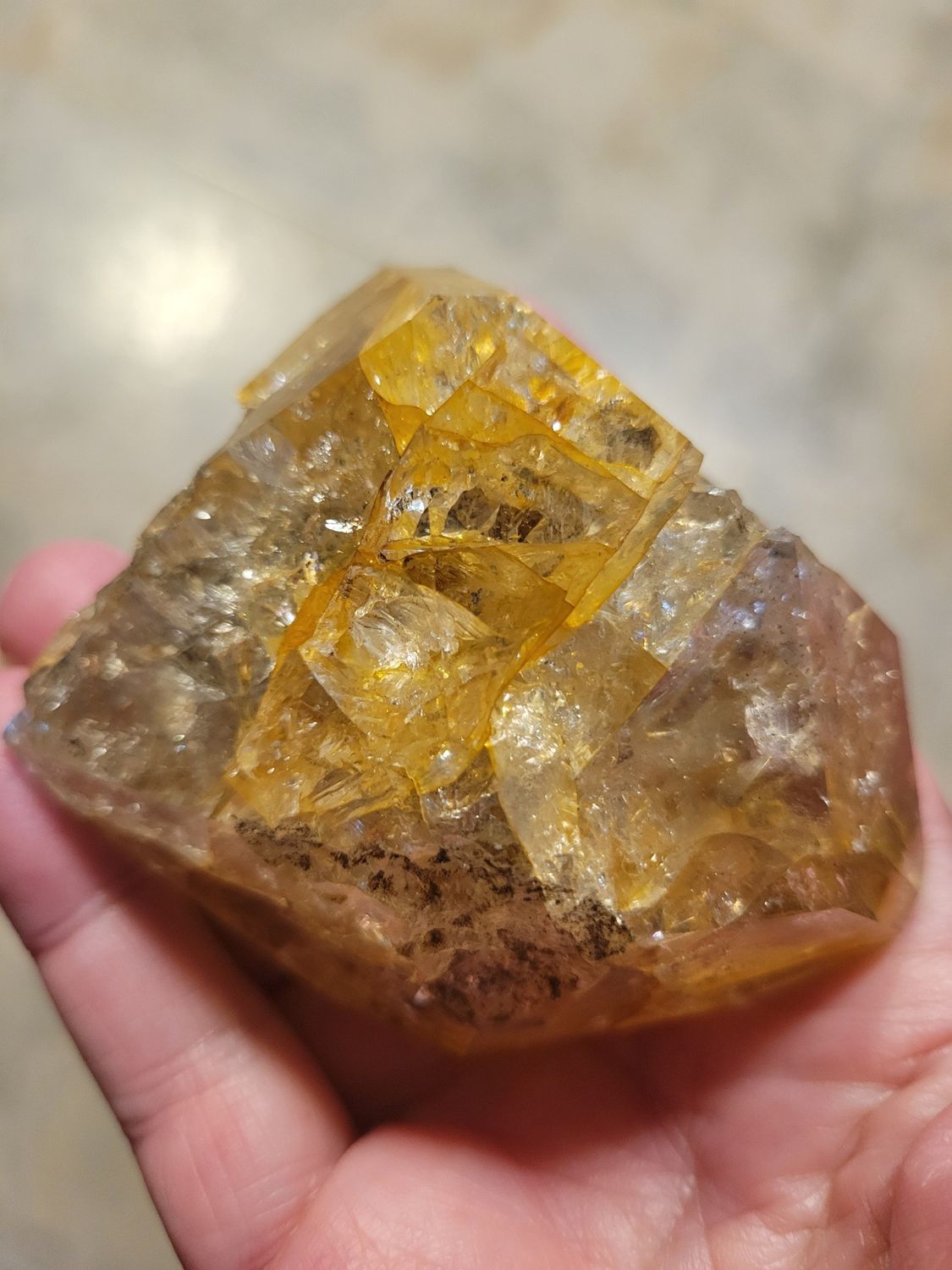 Crystal Herkimer Quartz Golden Healer 240gms WAS$275.00