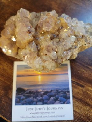 Crystal Amethyst/Citrine/Barite- 8.8ozs.WAS$35